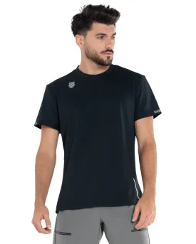 107702-008 | TECH PIQUE CREW | BLACK