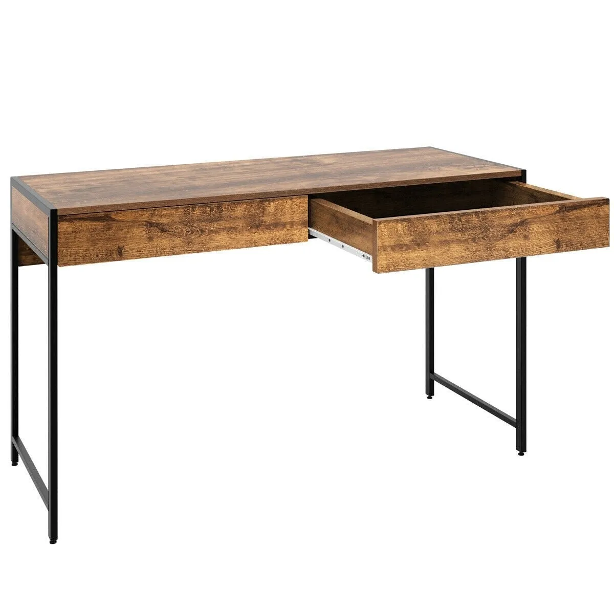 2-Drawer Computer Writing Desk - Coffee