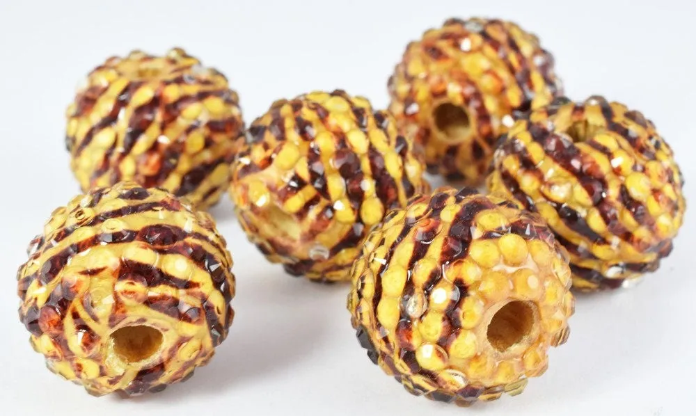 22mm Textured Animal Safari Print Resin Wooden Round Beads, Wooden beads, Wholesale Bead, Basketball Wives Bead,Rhinestone Beads,Resin beads