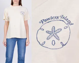 70s 80s Pawleys Island Sand Dollar T Shirt - Men's Medium, Women's Large