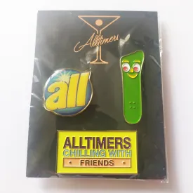 Alltimers Skate Pin - set of 3