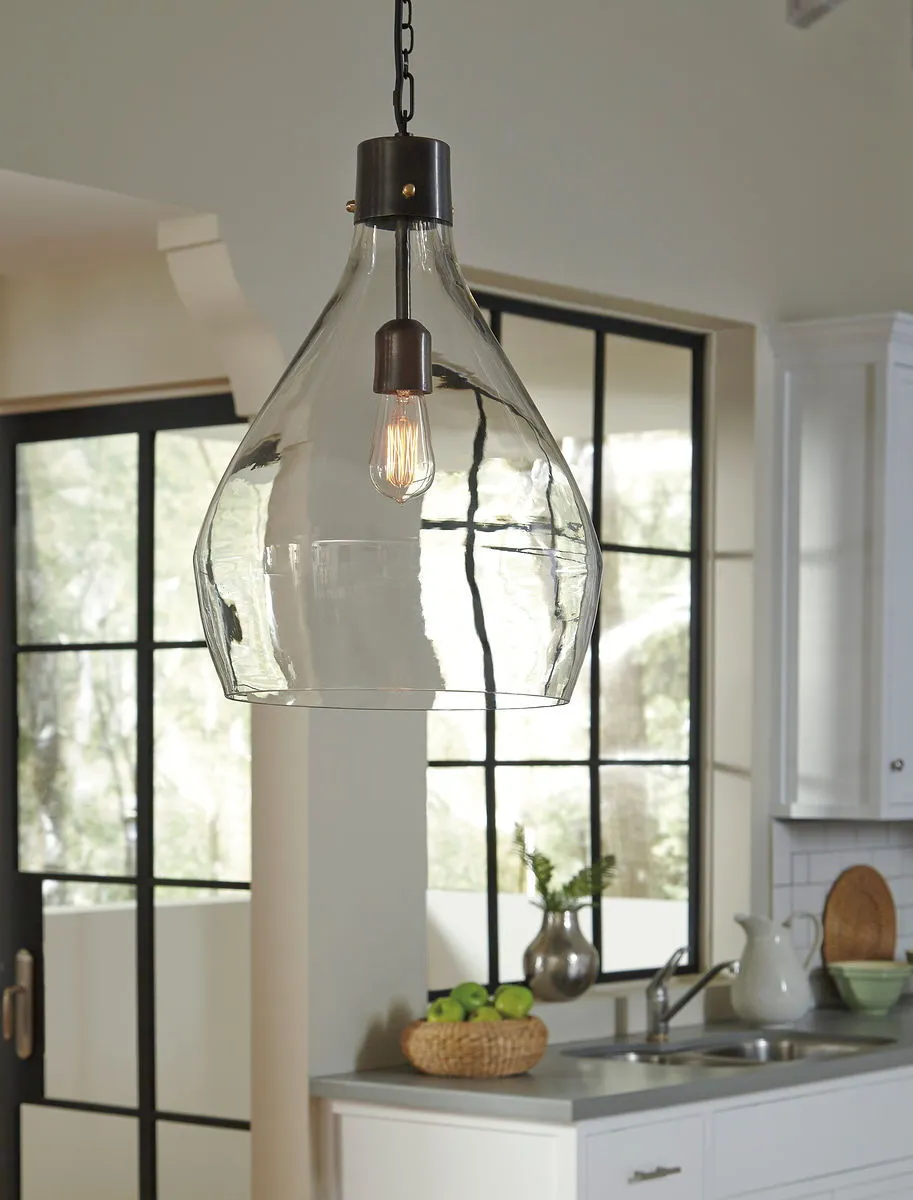 Avalbane Glass Pendant Light