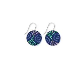 Azeza Possum Dreamtime Circle Drop Earrings