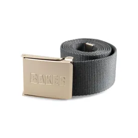 Baker Brand Logo Web Belt Black