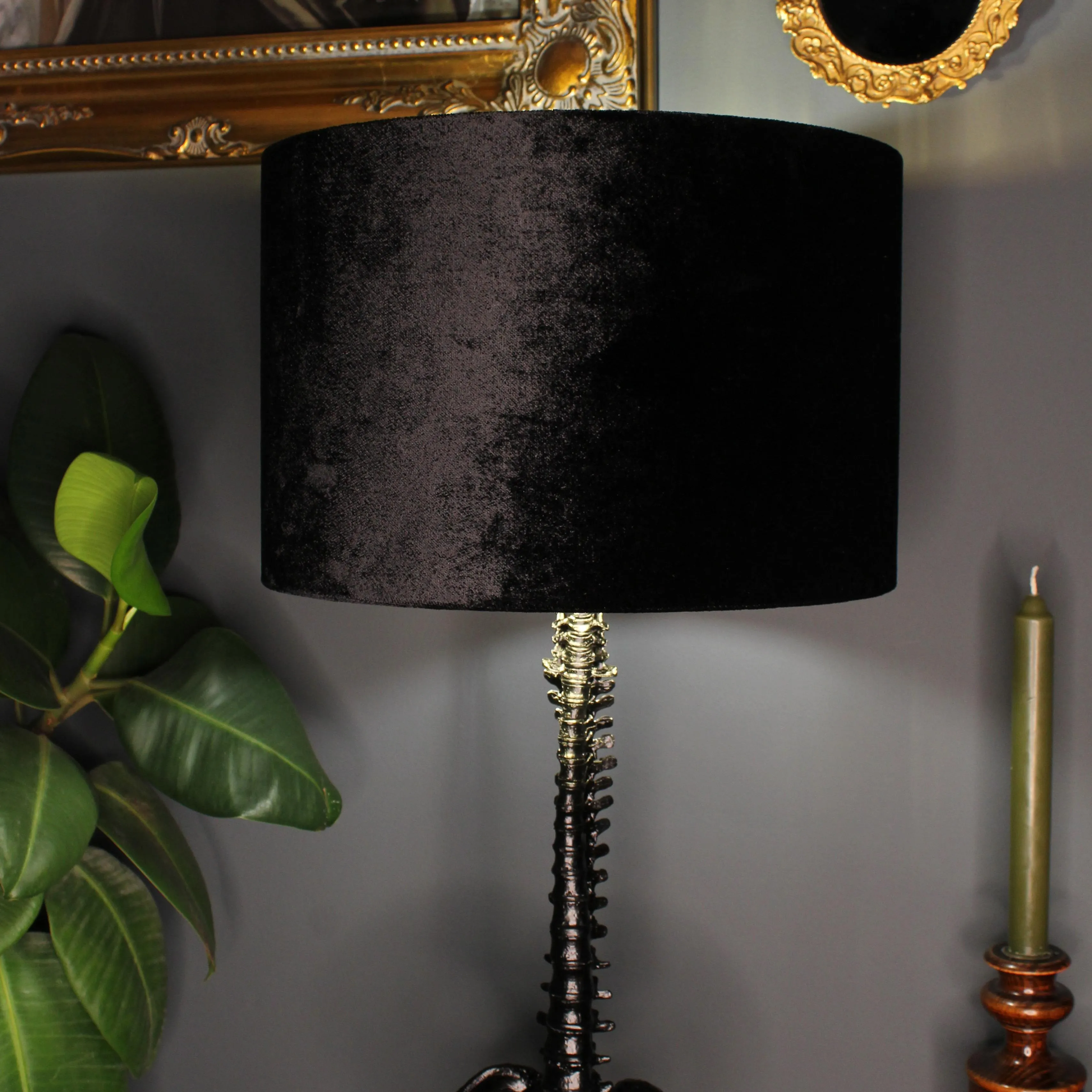 Blackened Baroque Spine Lamp By The Blackened Teeth