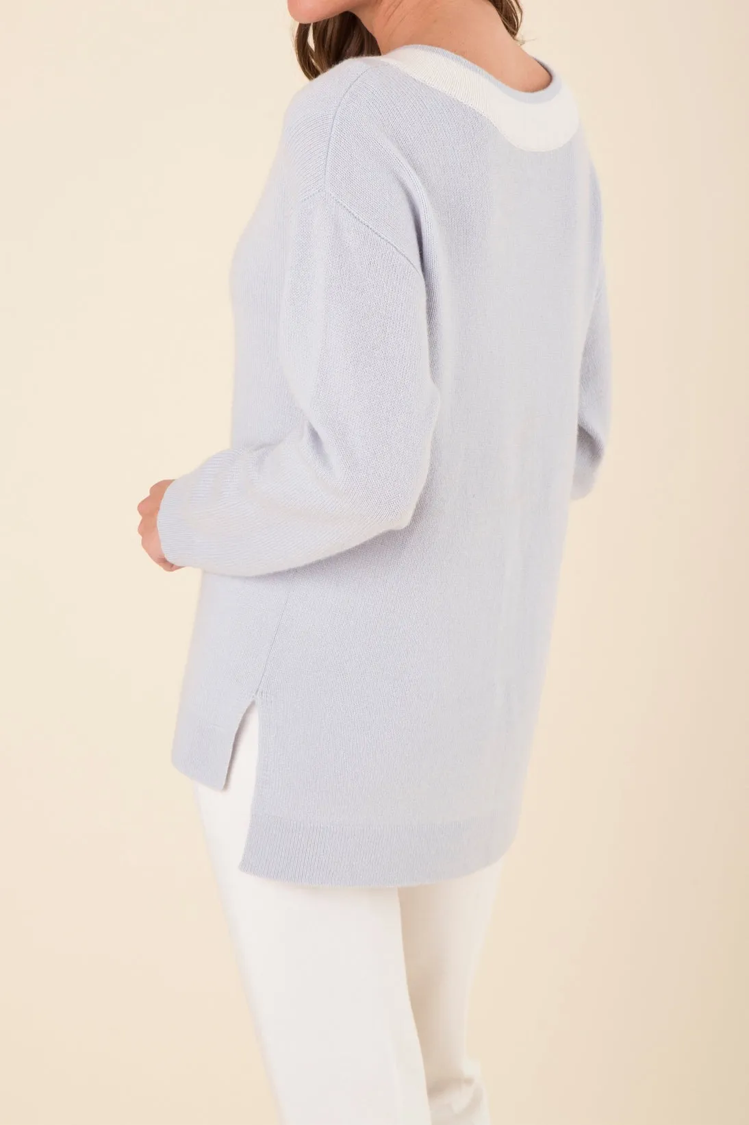 CASHMERE TENNIS SWEATER