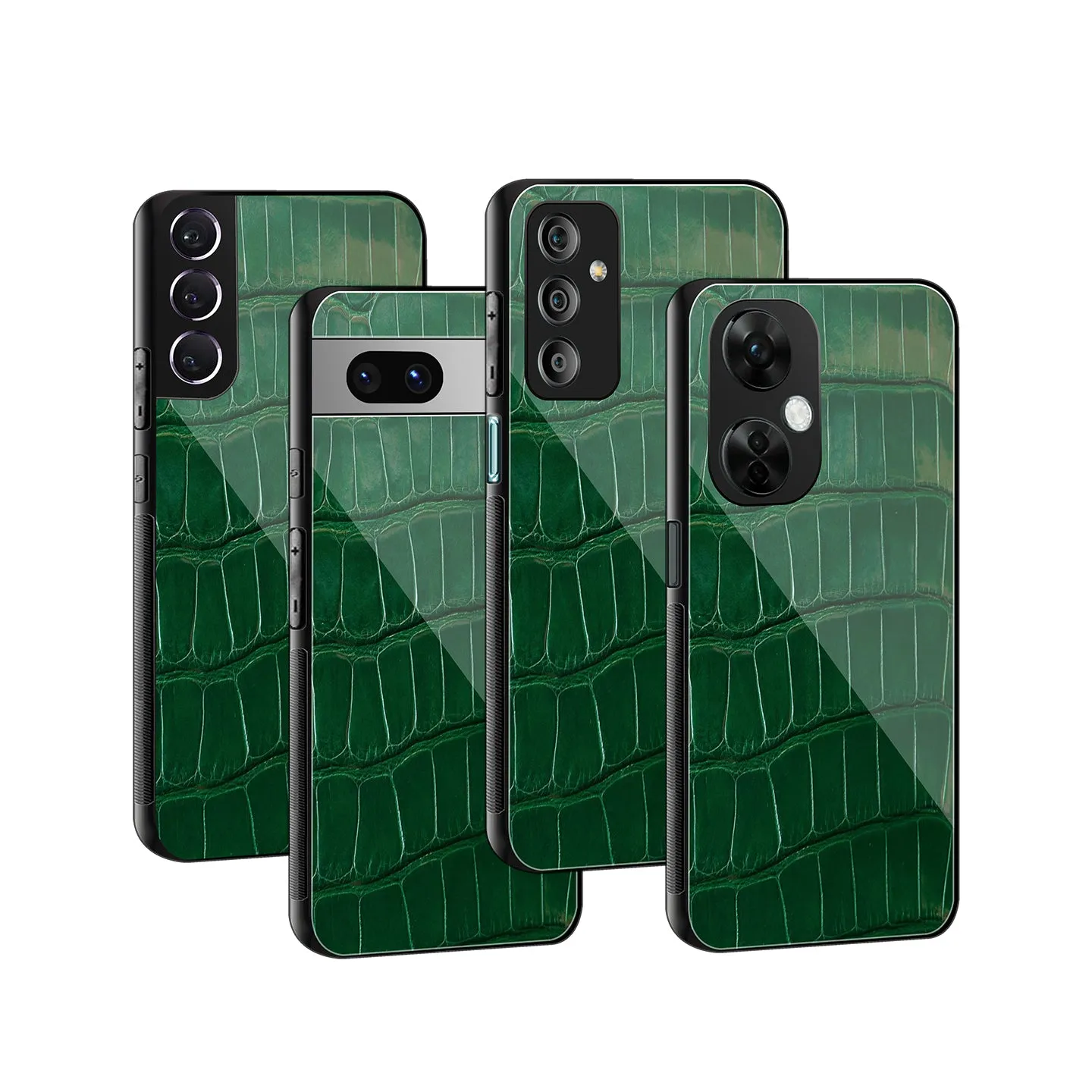 Croco Green Phone Cover | Glass Case