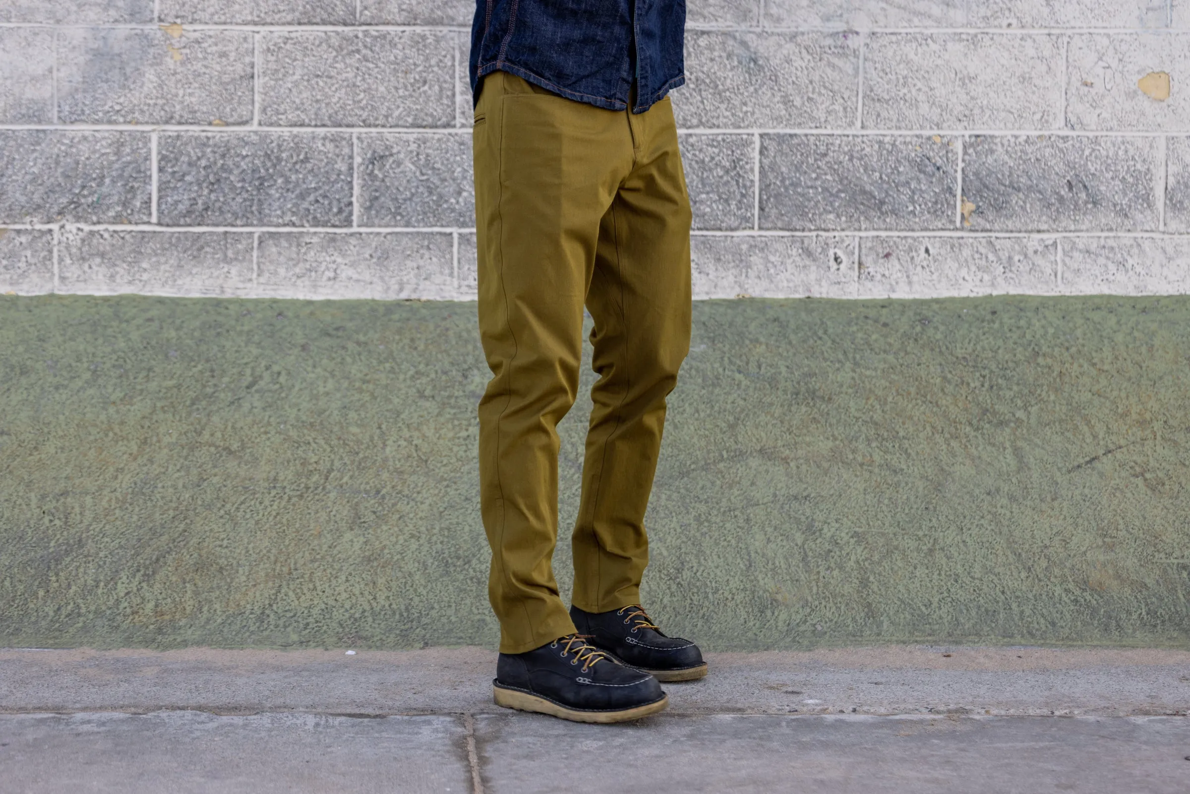 durable cotton REGULAR TROUSERS