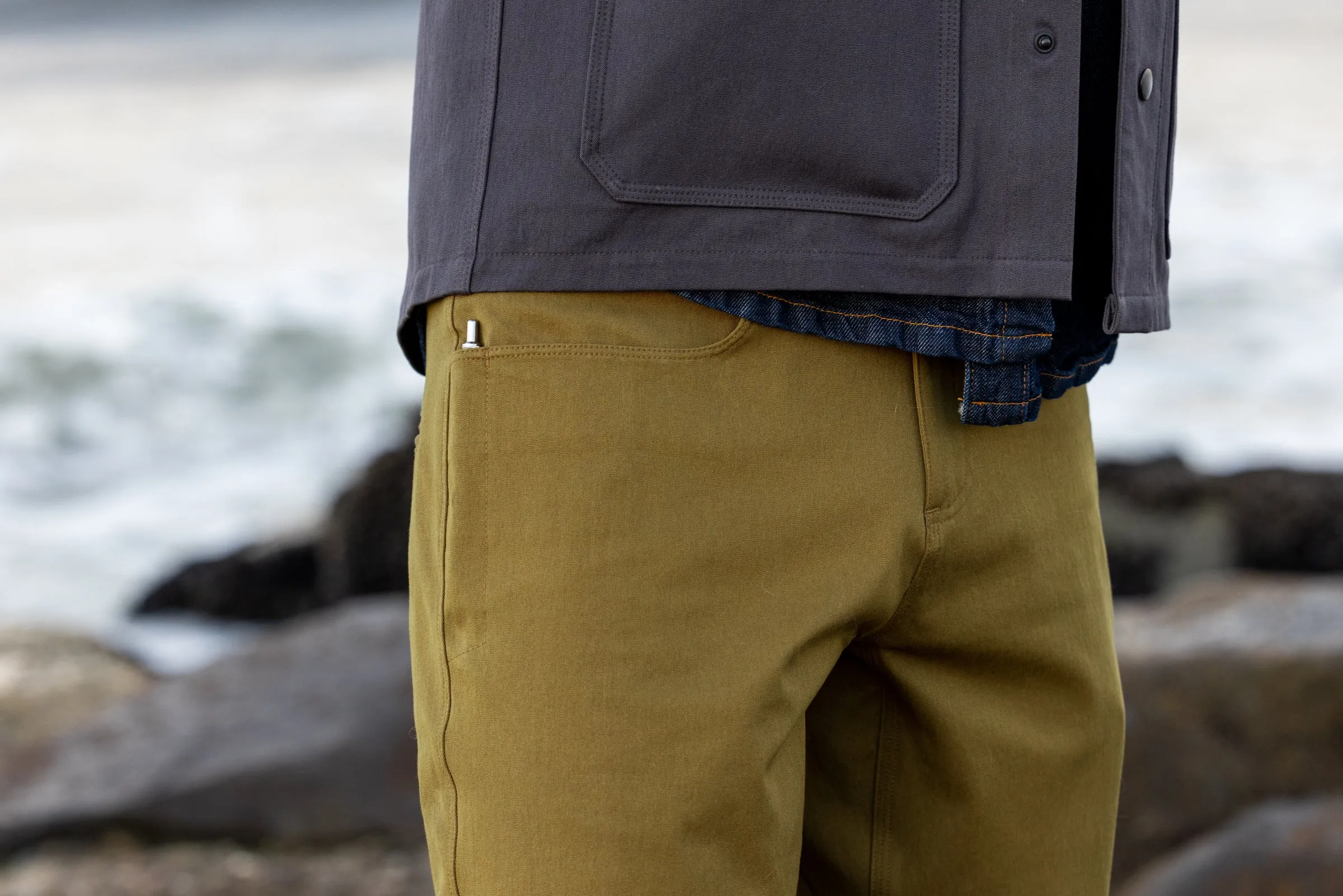 durable cotton REGULAR TROUSERS