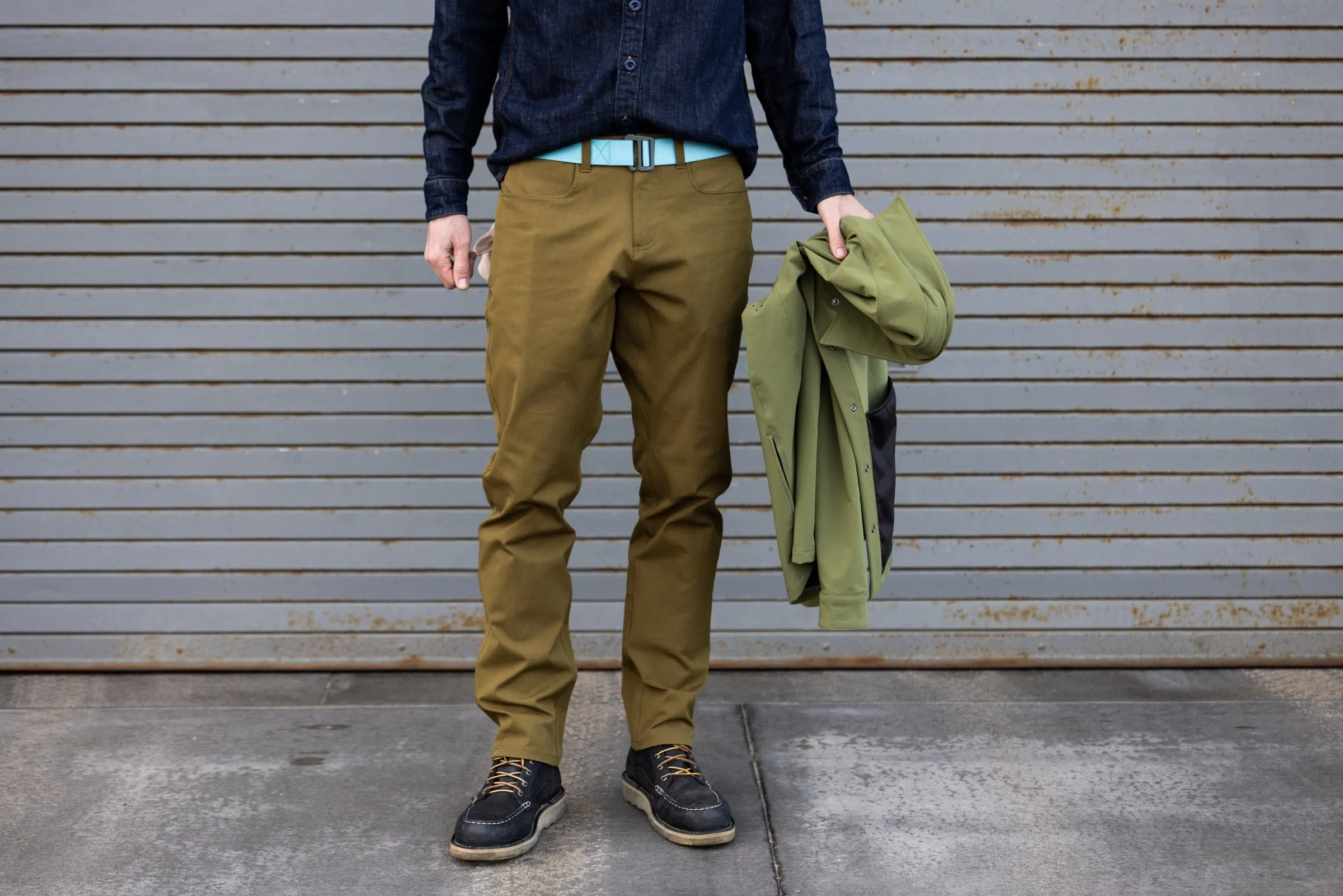 durable cotton REGULAR TROUSERS