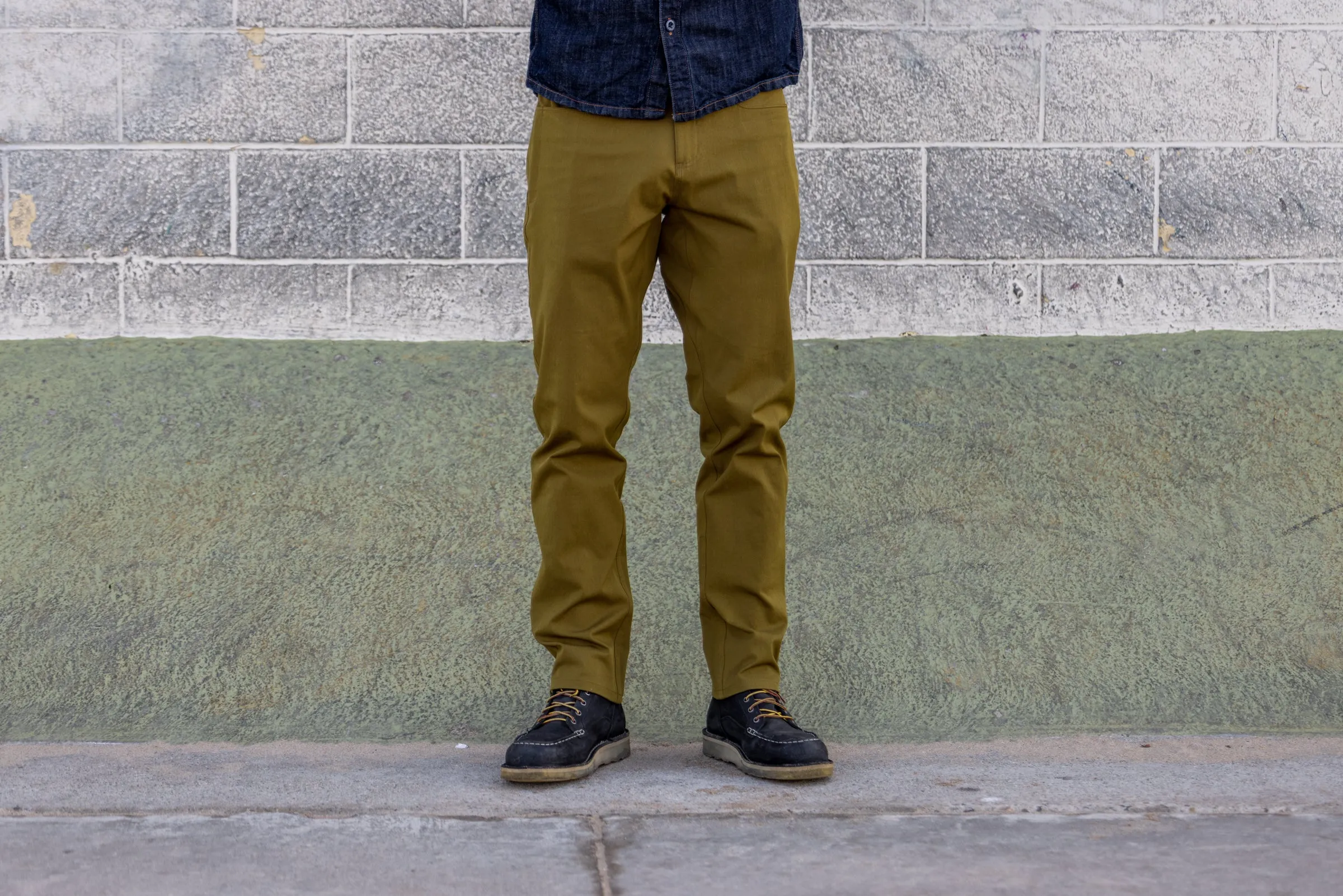 durable cotton REGULAR TROUSERS