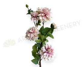 F0248LPUR Double Dahlia Spray 86cm Light Purple