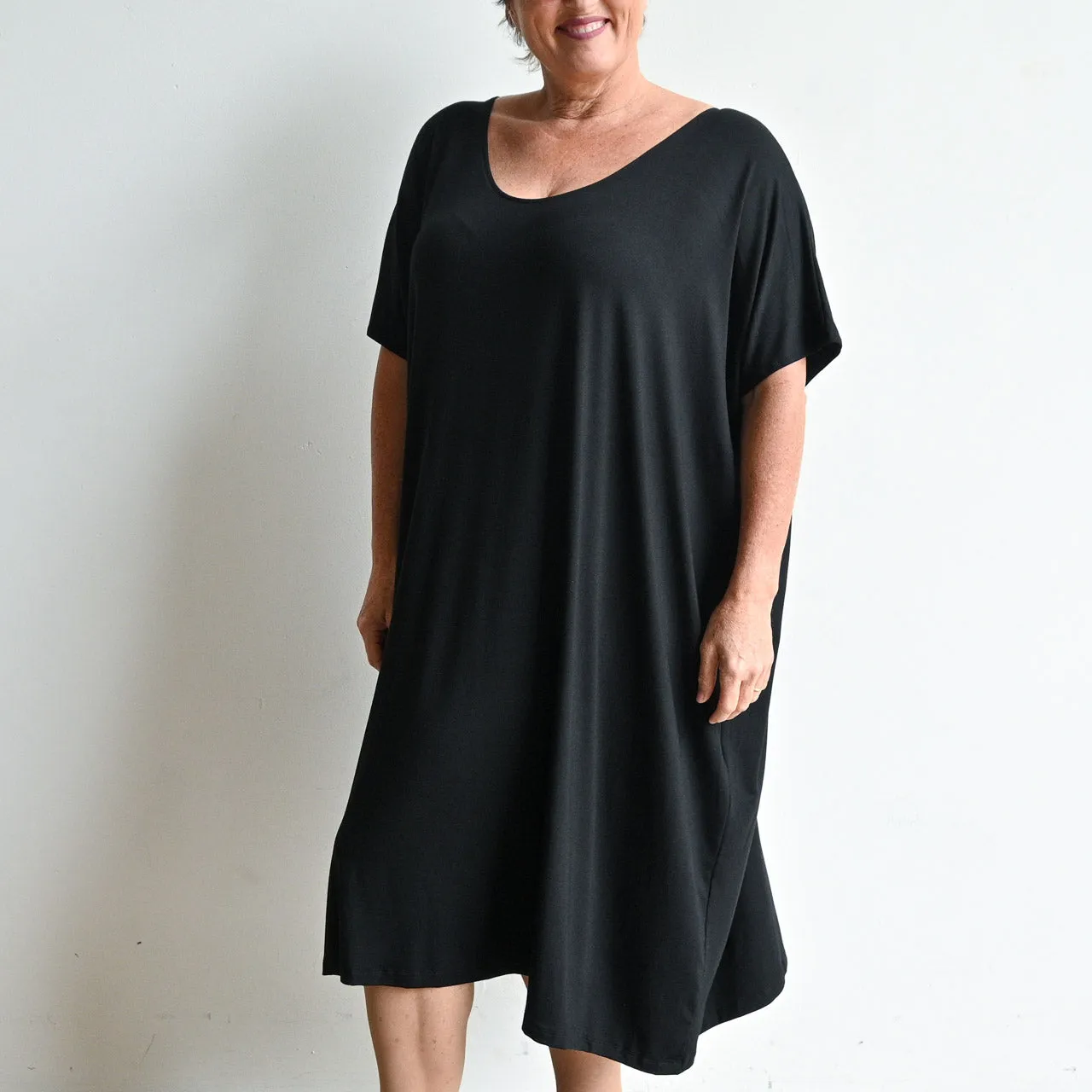 Find Your Flow Drape Dress by KOBOMO Bamboo