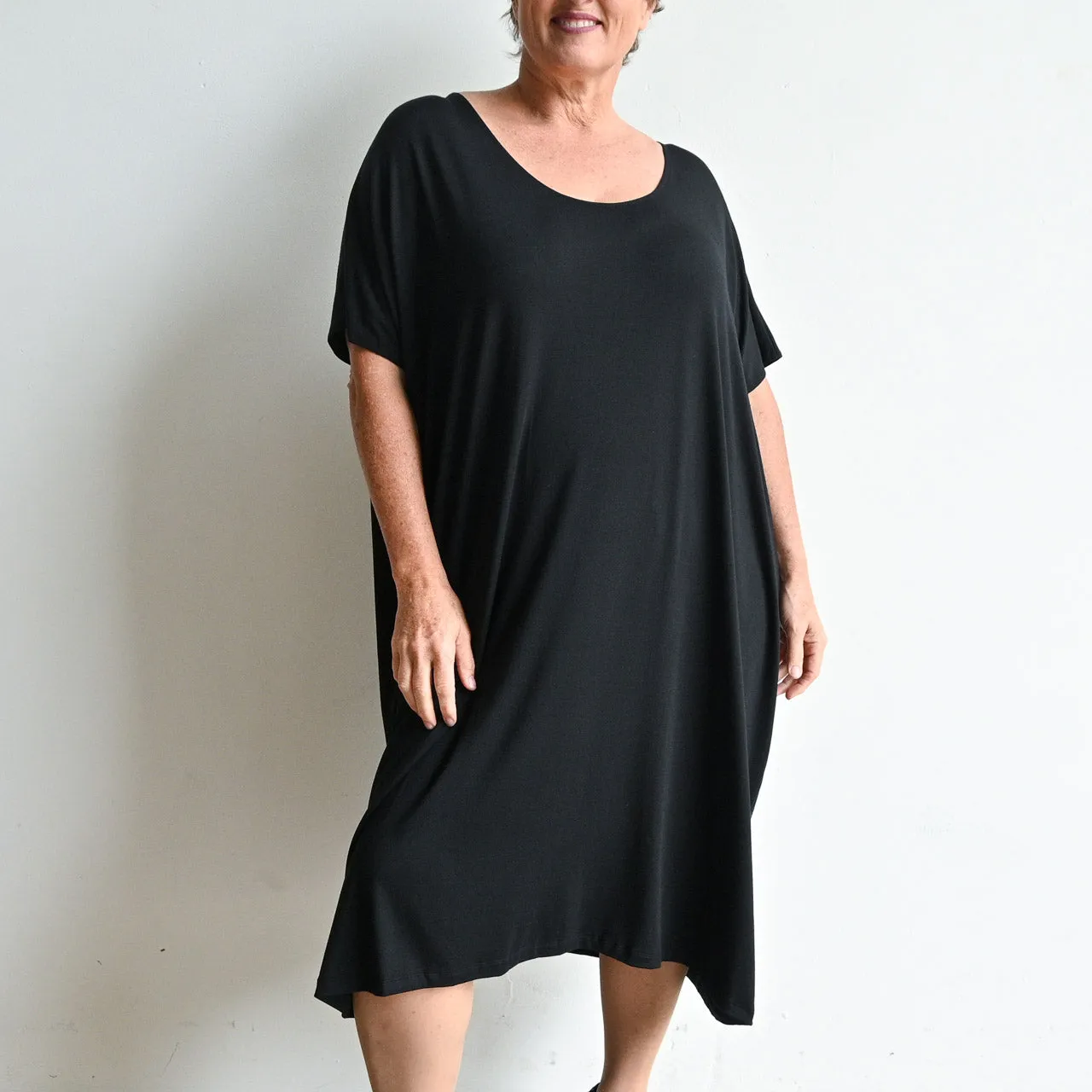 Find Your Flow Drape Dress by KOBOMO Bamboo