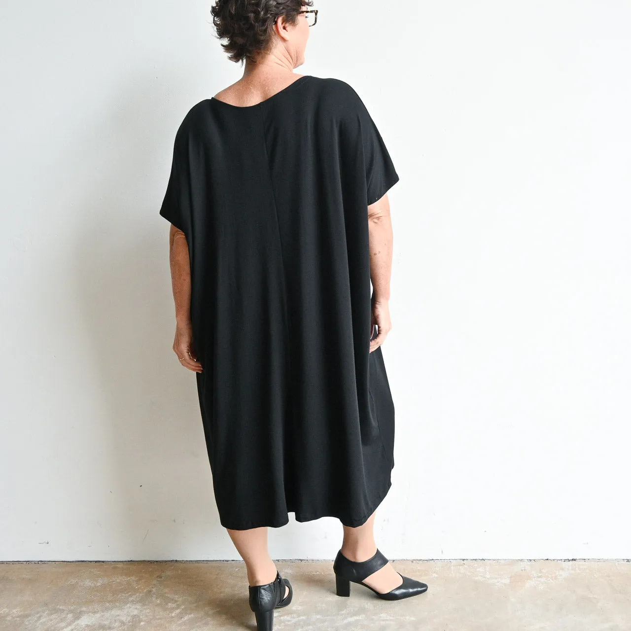 Find Your Flow Drape Dress by KOBOMO Bamboo