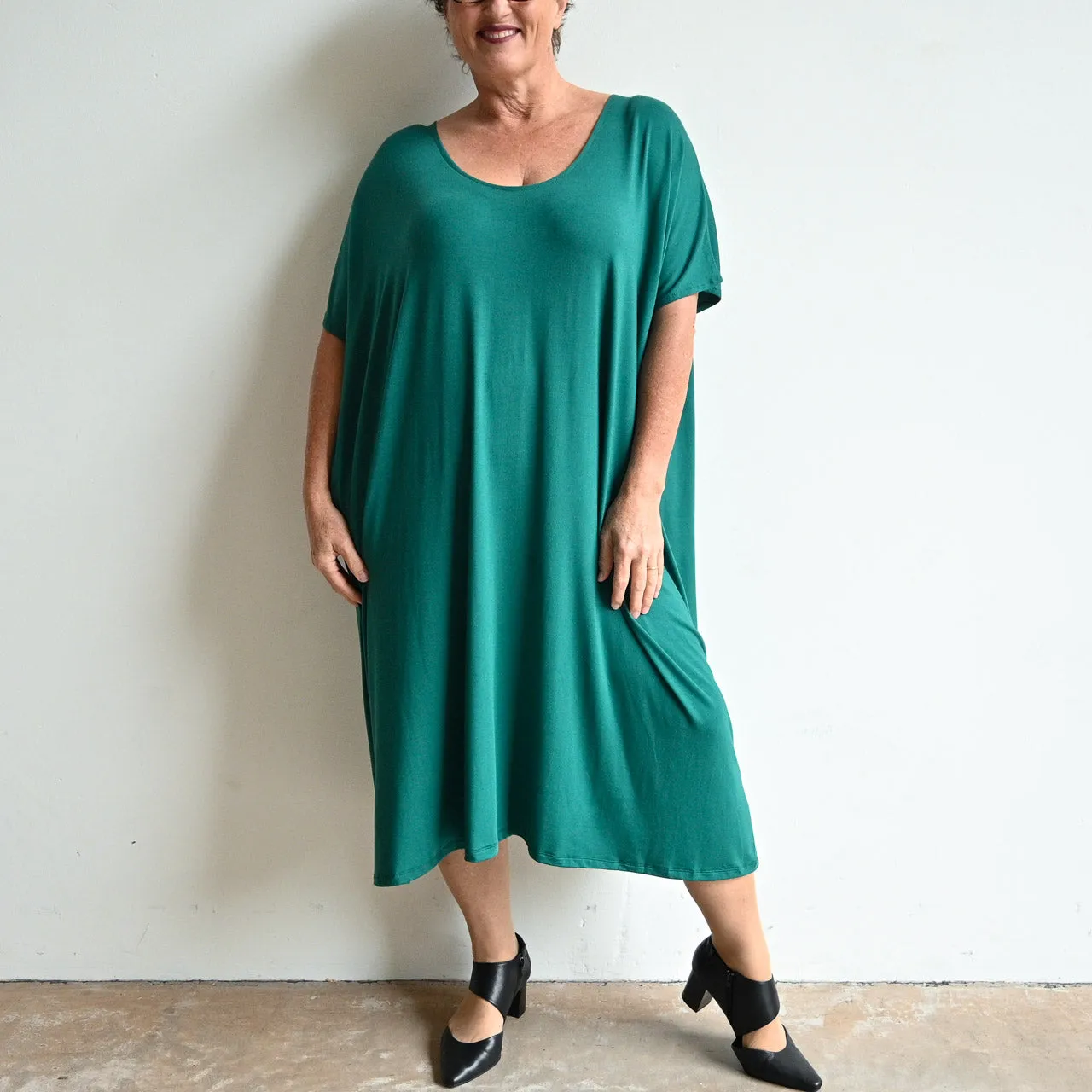 Find Your Flow Drape Dress by KOBOMO Bamboo