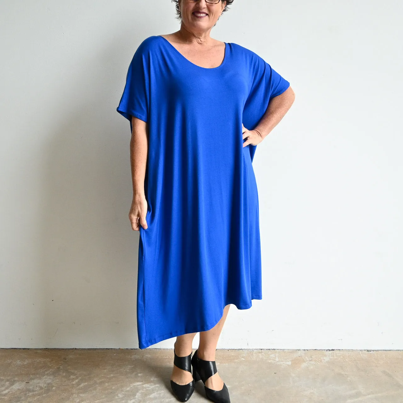 Find Your Flow Drape Dress by KOBOMO Bamboo