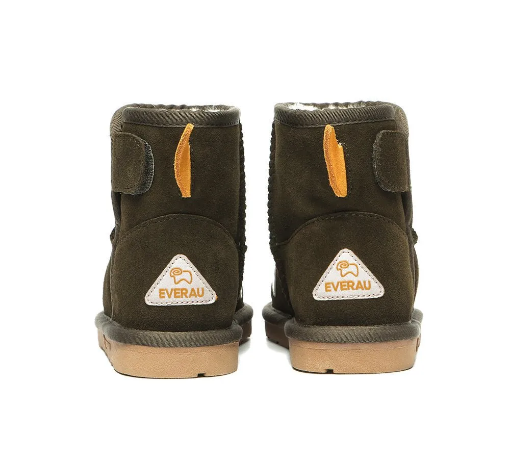 Hook And Loop Kids Ugg Boots Dino