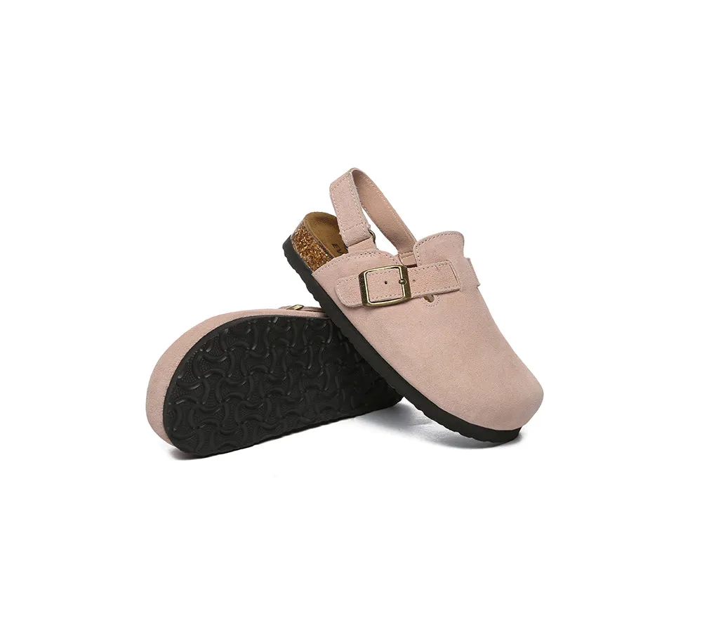 Kids Slingback Clogs with Adjustable Buckle Straps Flats Sandals