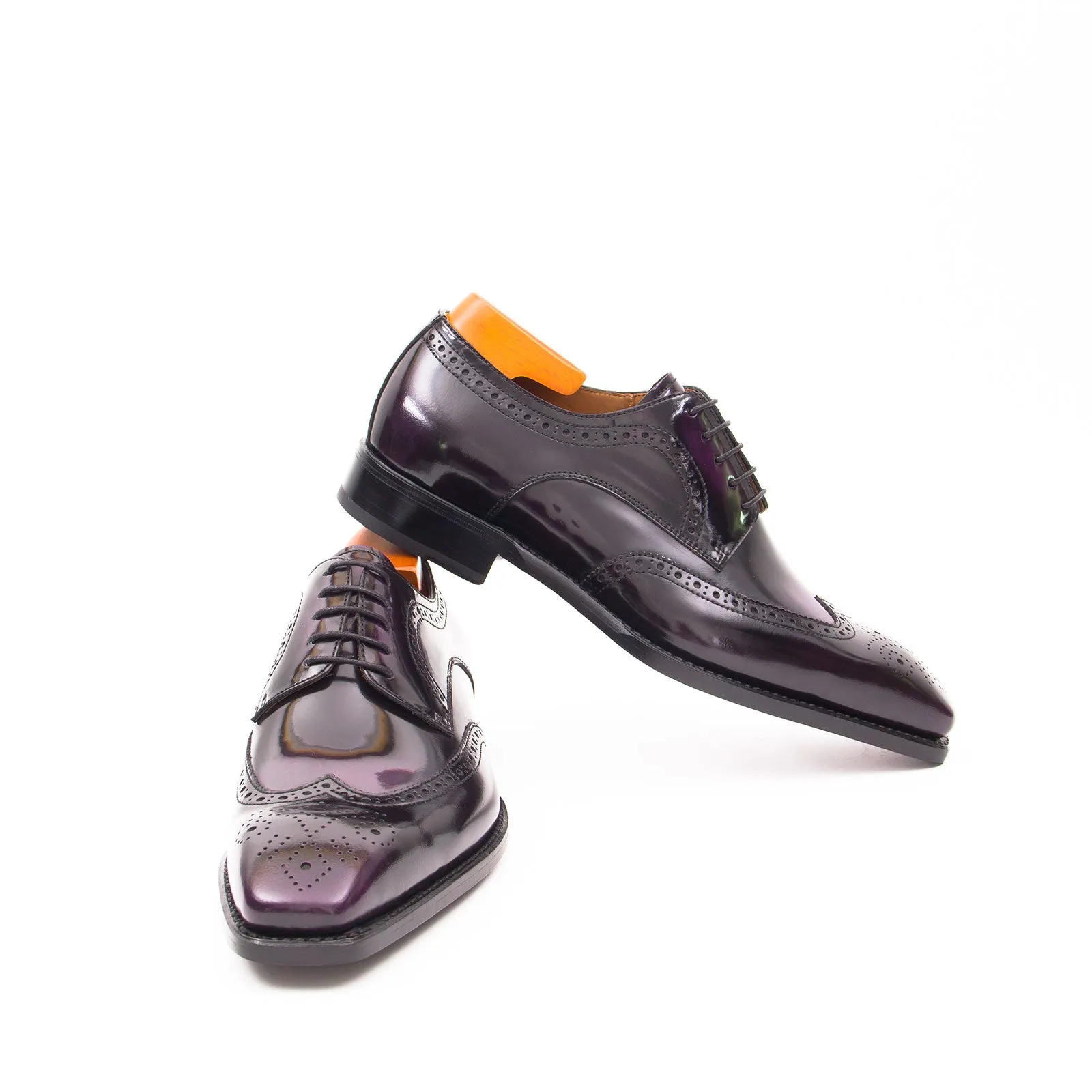 Patent leather goodyear welt dress shoes