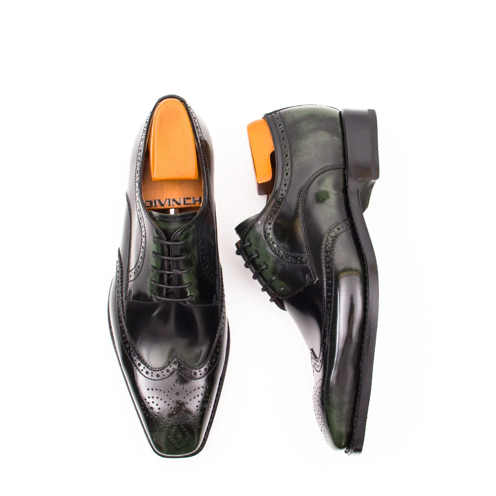 Patent leather goodyear welt dress shoes