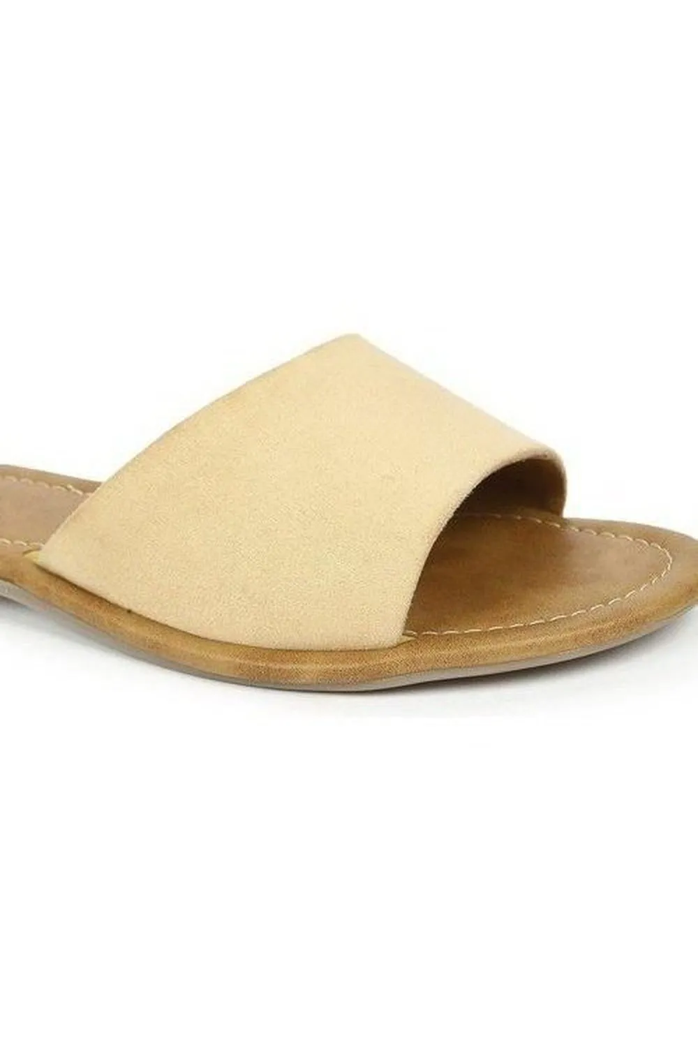 SOLES Elegant Beige Flat Sandals - Summer Style Essentials