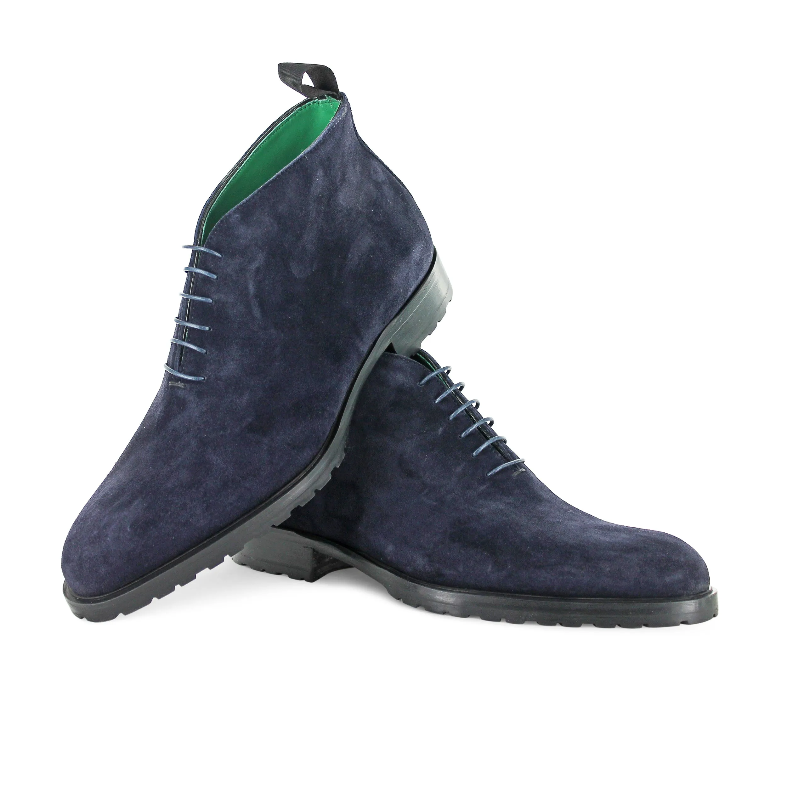 T698 - Chukka Boot Blue Suede