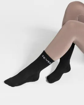 TEVEO Tennis Socken (2er) "Schwarz"