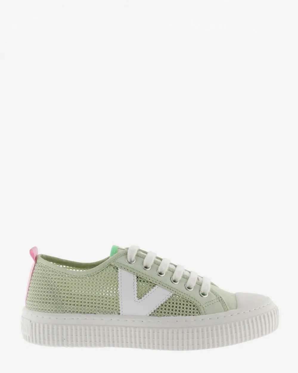 Victoria 176102 Re Edition Mesh Basketball Sneaker  Wasabi