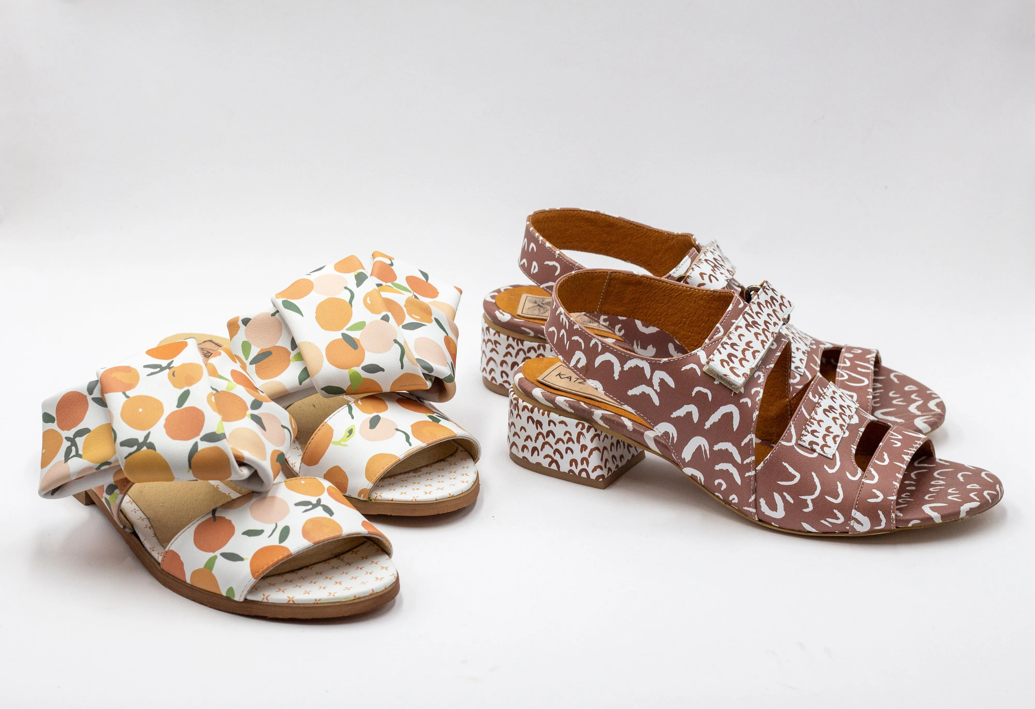 Vitamin C- Oranges Print Flats