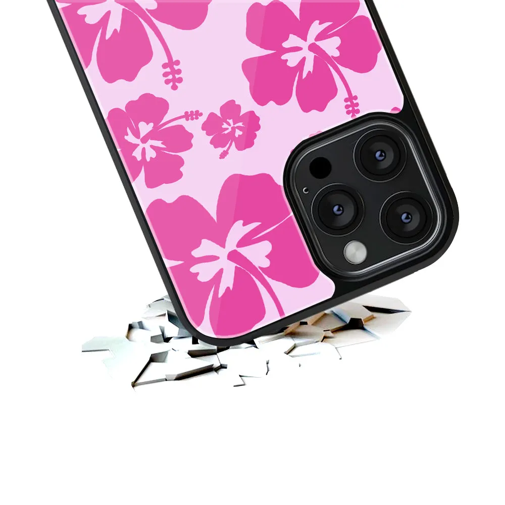 Wildflower Pink Phone Cover | Glass Case