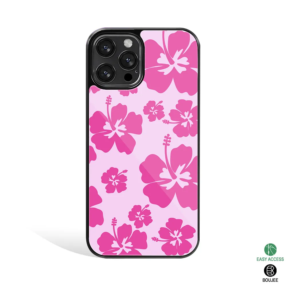 Wildflower Pink Phone Cover | Glass Case