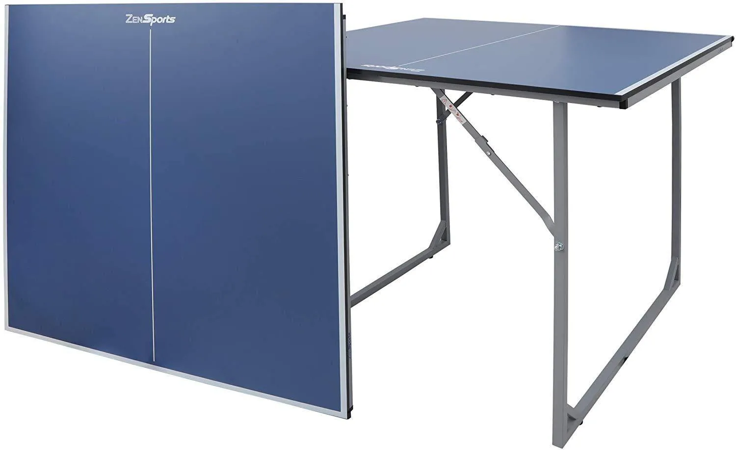 ZENY™ Foldable Table Tennis Table with Net Portable Ping Pang Tables for Indoor Outdoor Use Regulation Height Tennis Table Set