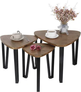 ZENY™  Nesting Coffee End Tables Modern Furniture Decor Side Table